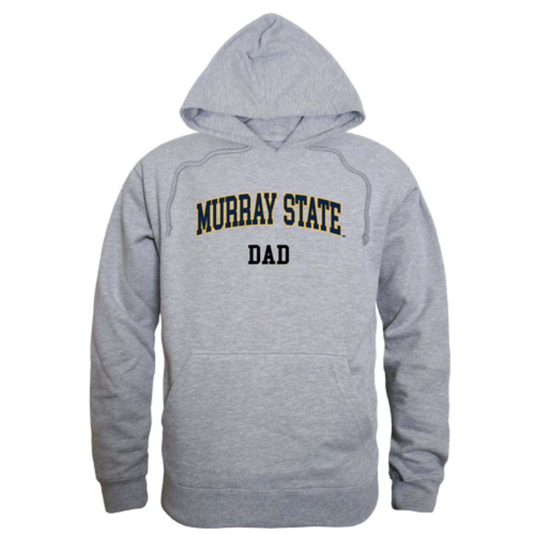 MSU Murray State University Racers Dad Fleece Hoodie Sweatshirts Heather Grey