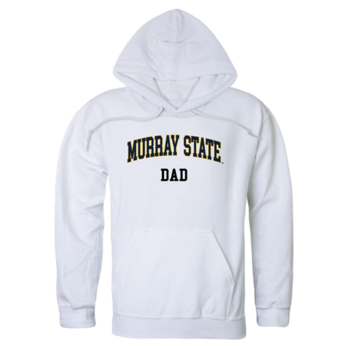 MSU Murray State University Racers Dad Fleece Hoodie Sweatshirts Heather Grey