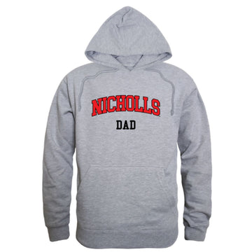 Nicholls State University Colonels Dad Fleece Hoodie Sweatshirts Heather Grey