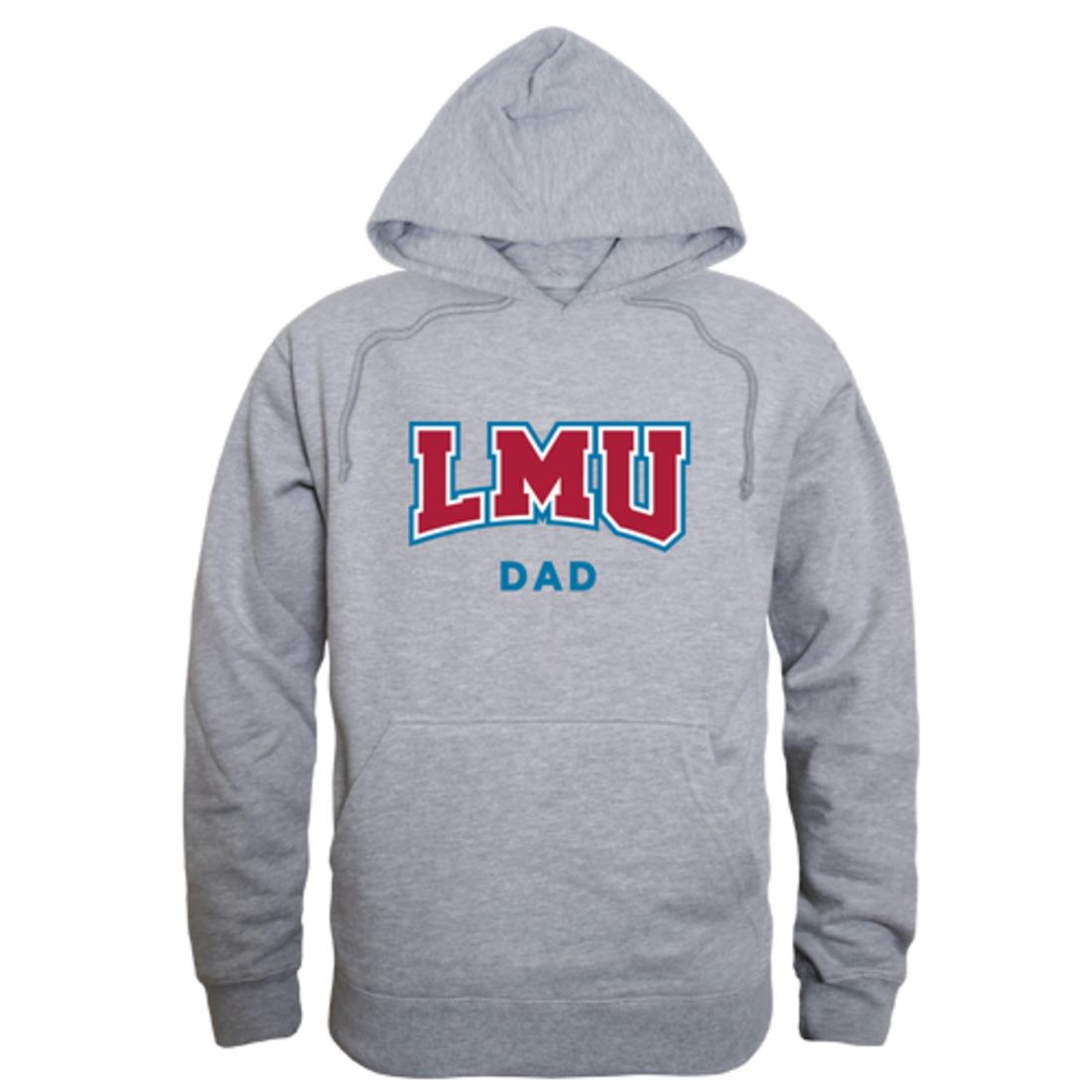 LMU Loyola Marymount University Lions Dad Fleece Hoodie Sweatshirts Heather Charcoal