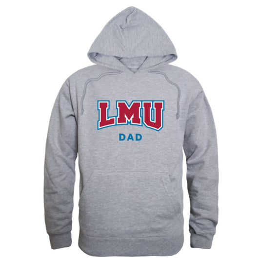 LMU Loyola Marymount University Lions Dad Fleece Hoodie Sweatshirts Heather Charcoal