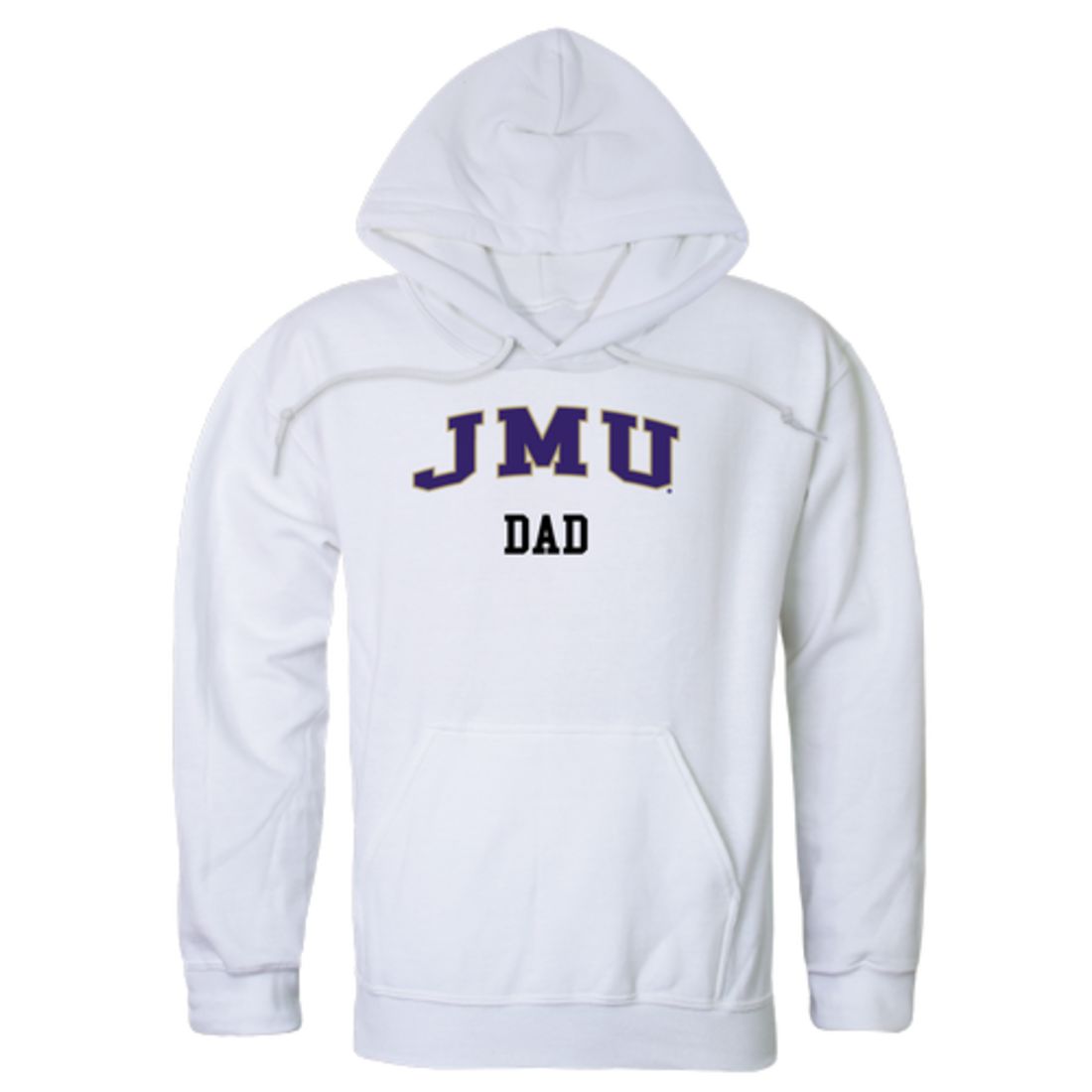 JMU James Madison University Dukes Dad Fleece Hoodie Sweatshirts Heather Charcoal