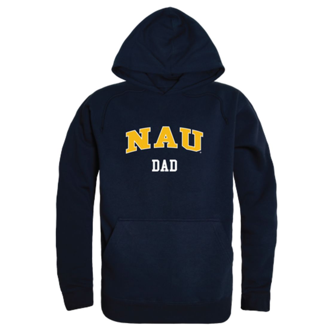 NAU Northern Arizona University Lumberjacks Dad Fleece Hoodie Sweatshirts Heather Grey