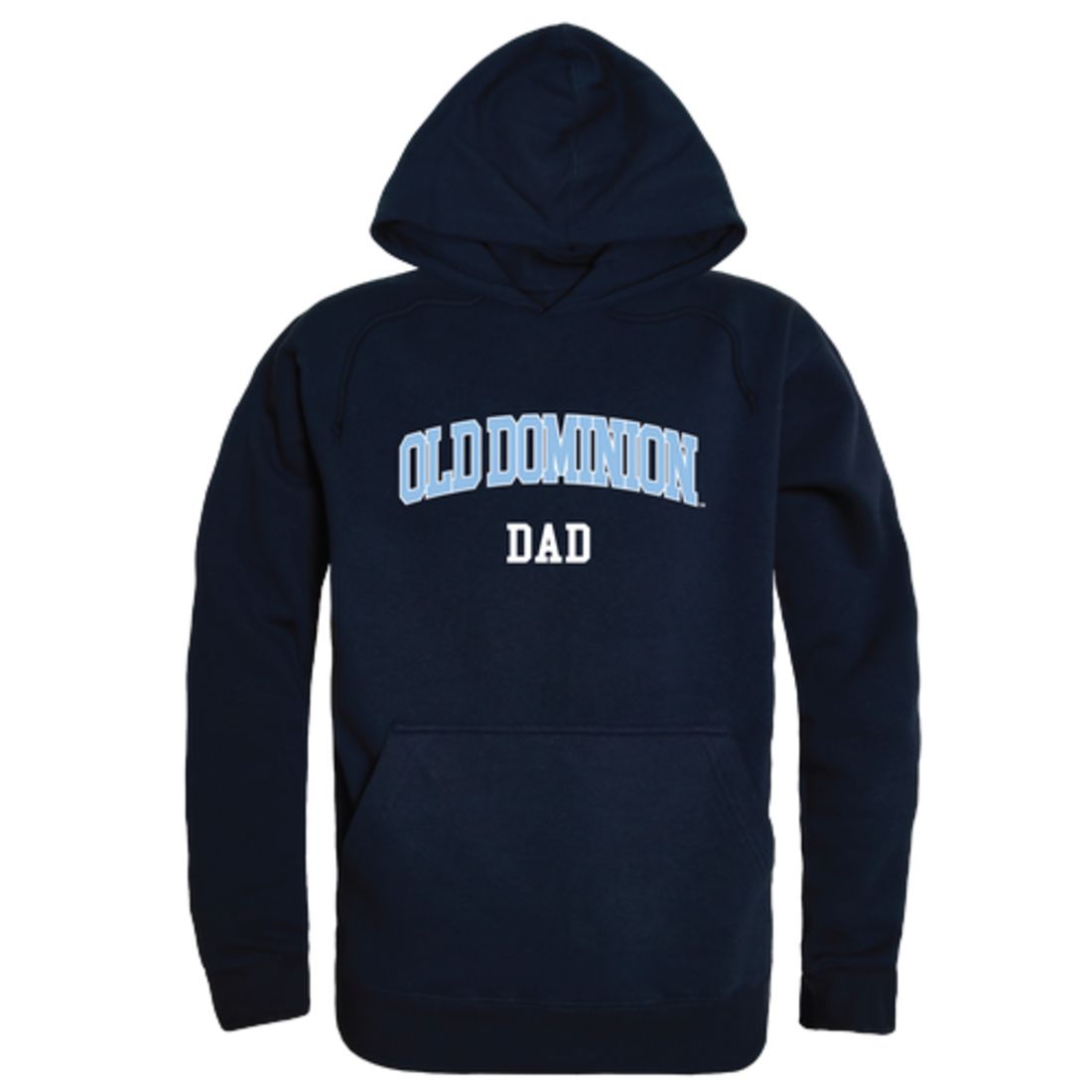 ODU Old Dominion University Monarchs Dad Fleece Hoodie Sweatshirts Heather Grey