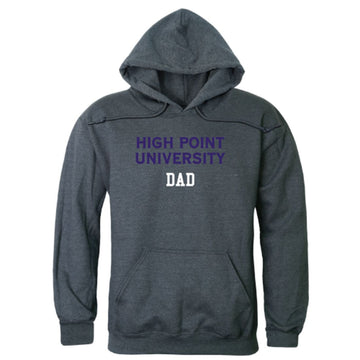 HPU High Point University Panthers Dad Fleece Hoodie Sweatshirts Heather Charcoal