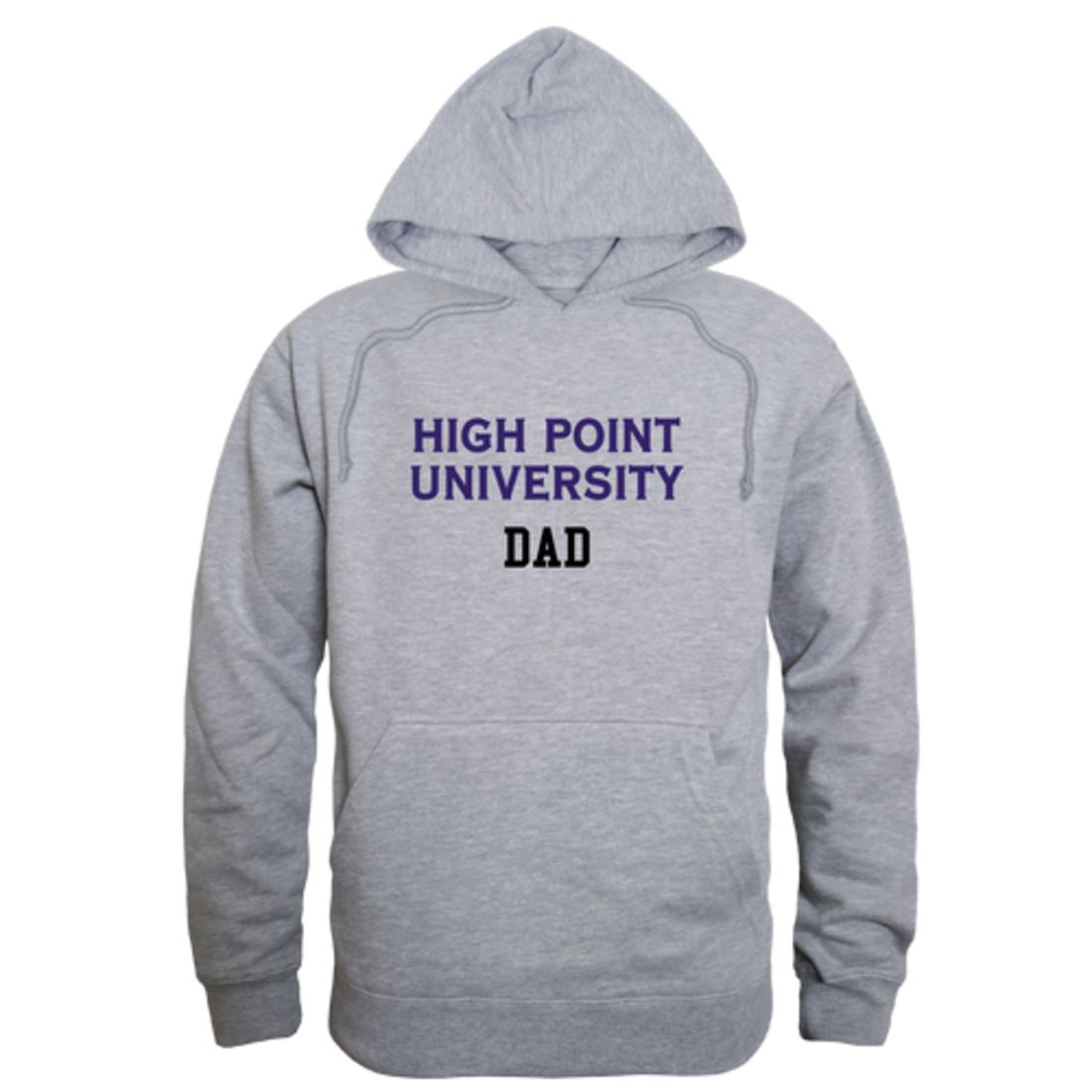 HPU High Point University Panthers Dad Fleece Hoodie Sweatshirts Heather Charcoal