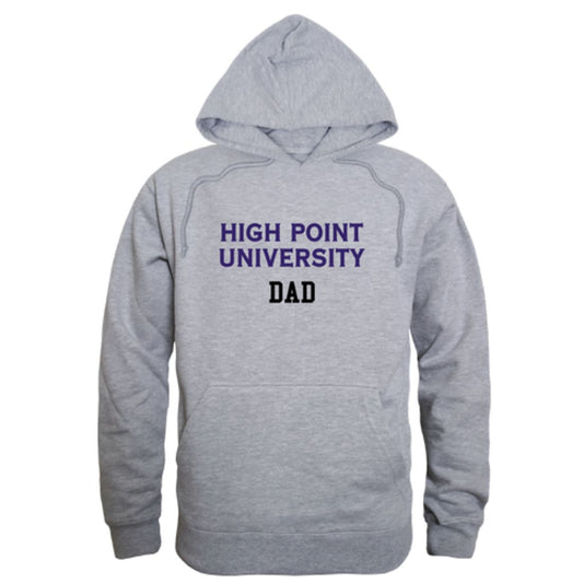 HPU High Point University Panthers Dad Fleece Hoodie Sweatshirts Heather Charcoal