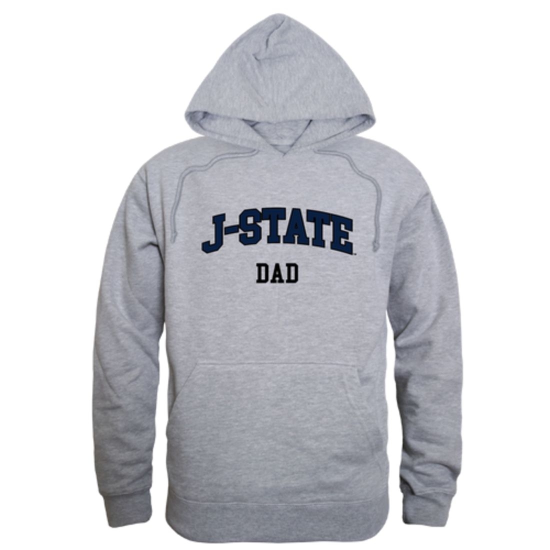 JSU Jackson State University Tigers Dad Fleece Hoodie Sweatshirts Heather Grey