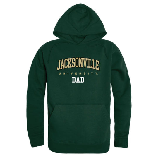 JU Jacksonville University Dolphin Dad Fleece Hoodie Sweatshirts Forest