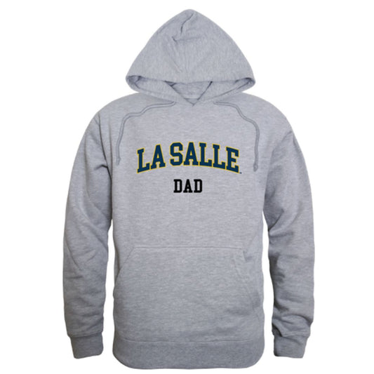 La Salle University Explorers Dad Fleece Hoodie Sweatshirts Heather Grey