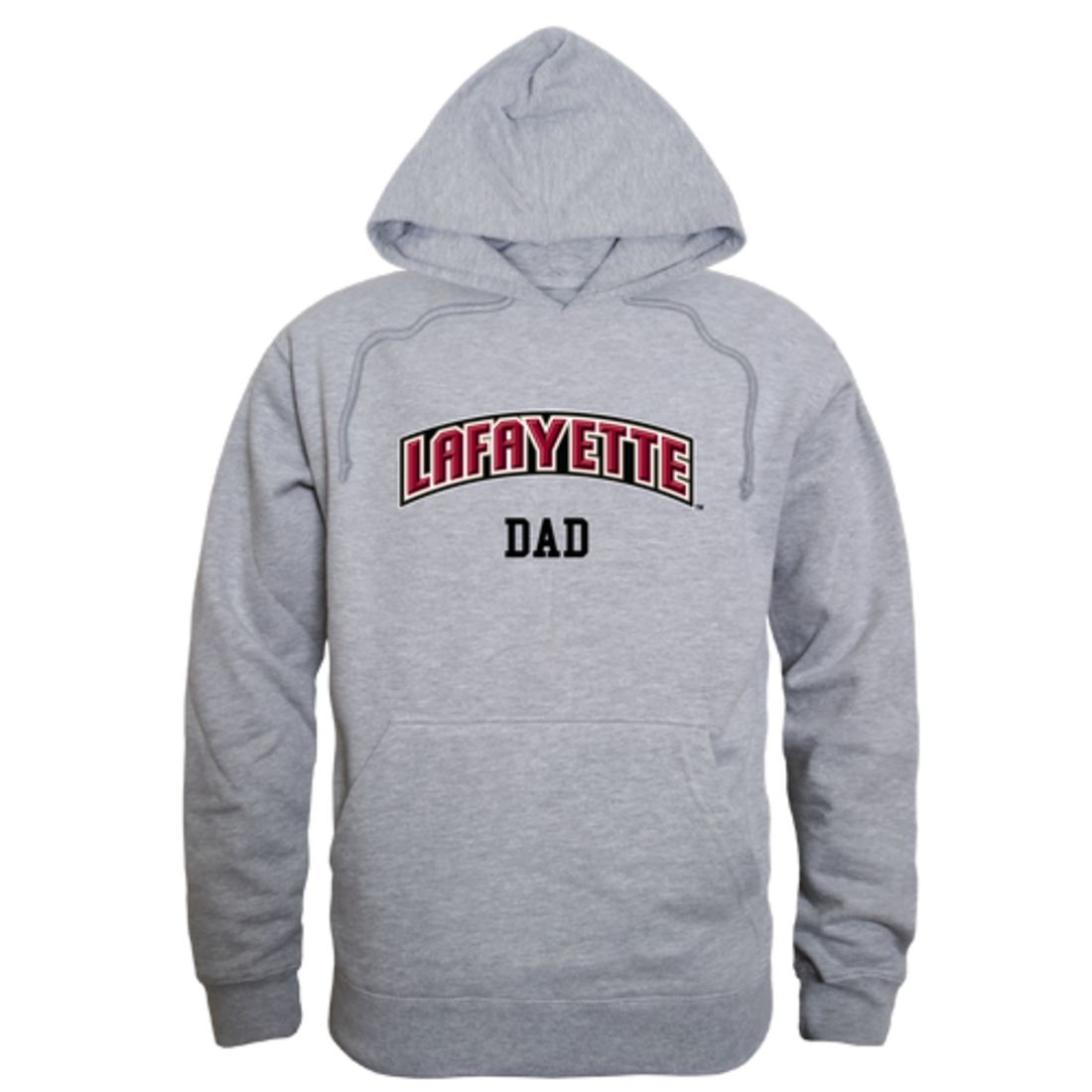 Lafayette College Leopards Dad Fleece Hoodie Sweatshirts Heather Grey