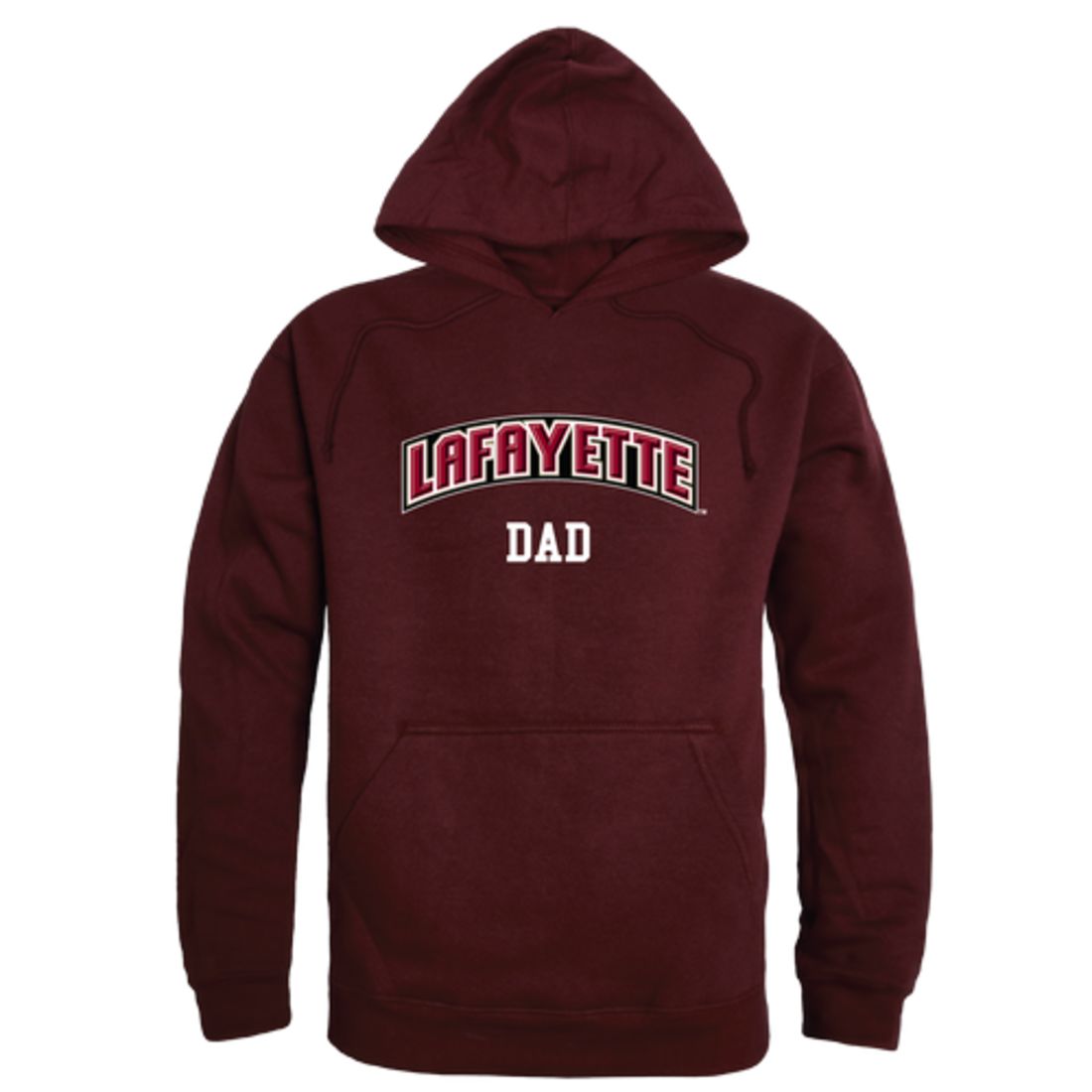 Lafayette College Leopards Dad Fleece Hoodie Sweatshirts Heather Grey