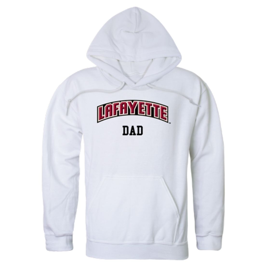 Lafayette College Leopards Dad Fleece Hoodie Sweatshirts Heather Grey