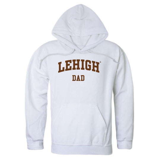 Lehigh University Mountain Hawks Dad Fleece Hoodie Sweatshirts Heather Grey