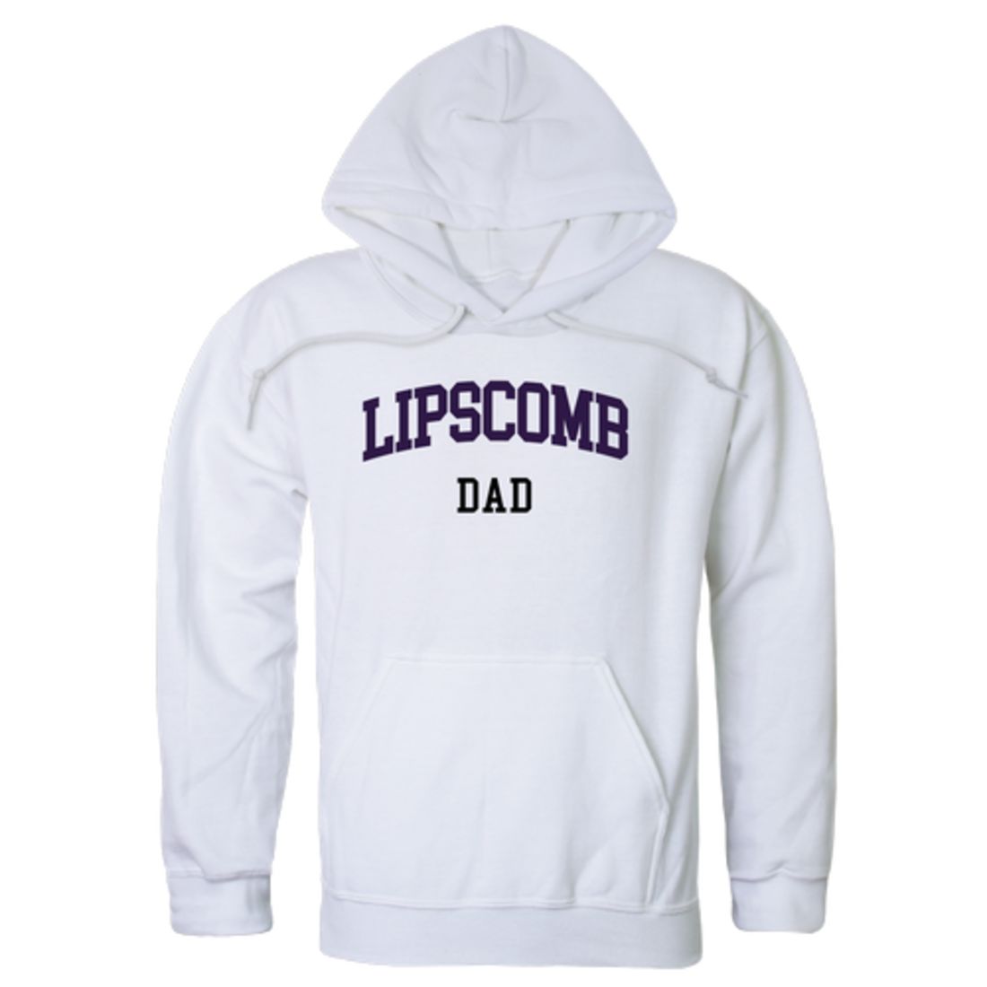 Lipscomb University Bisons Dad Fleece Hoodie Sweatshirts Heather Charcoal