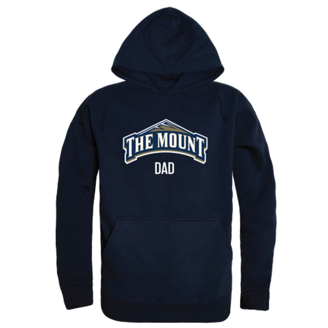 Mount St Marys University Mountaineers Mountaineers Mountaineers Dad Fleece Hoodie Sweatshirts Heather Grey