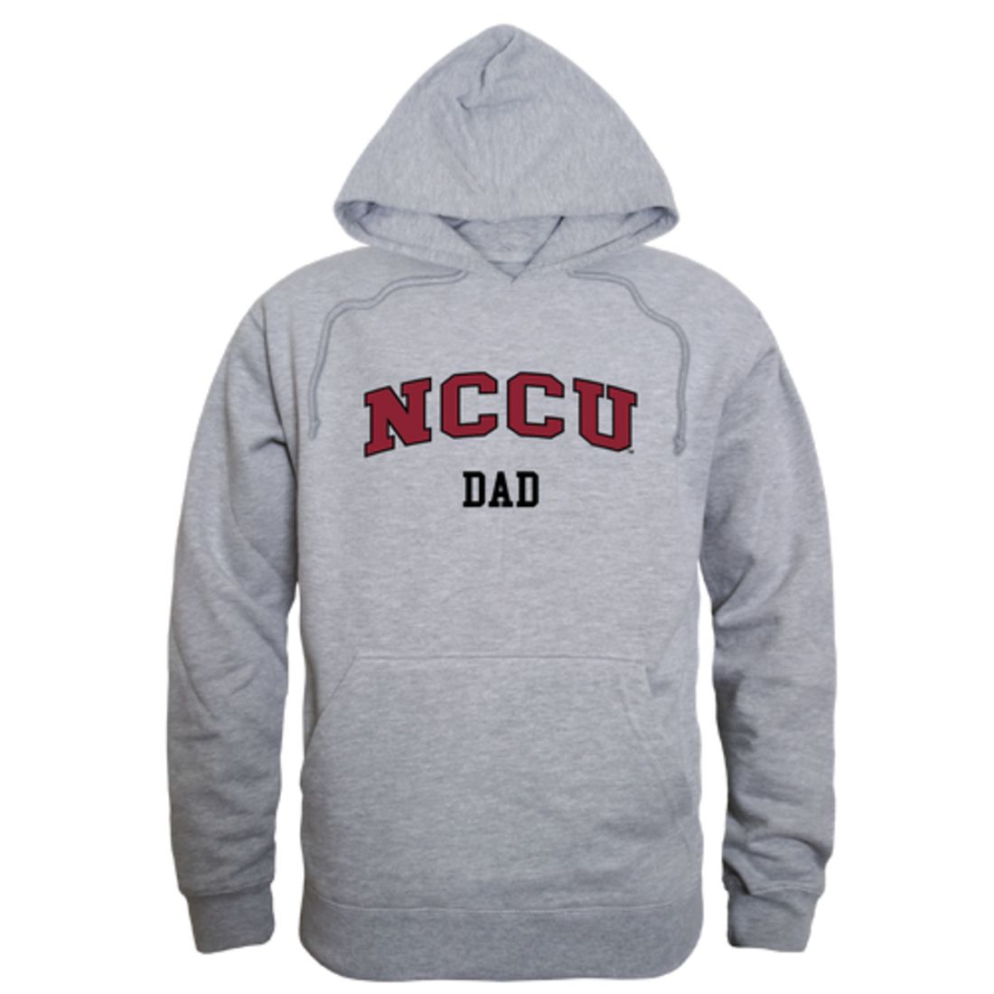 NCCU North Carolina Central University Eagles Dad Fleece Hoodie Sweatshirts Heather Grey