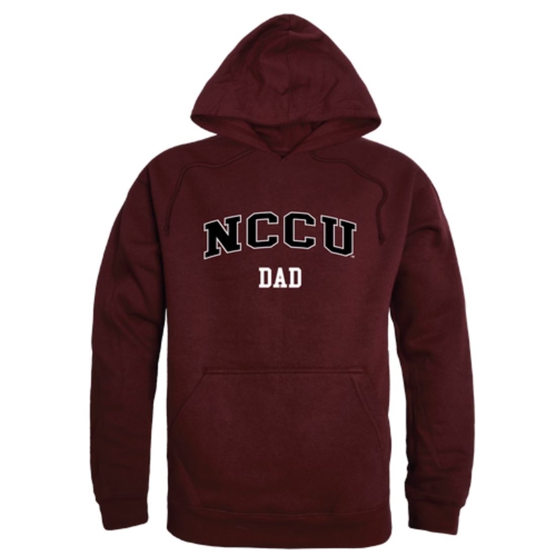 NCCU North Carolina Central University Eagles Dad Fleece Hoodie Sweatshirts Heather Grey