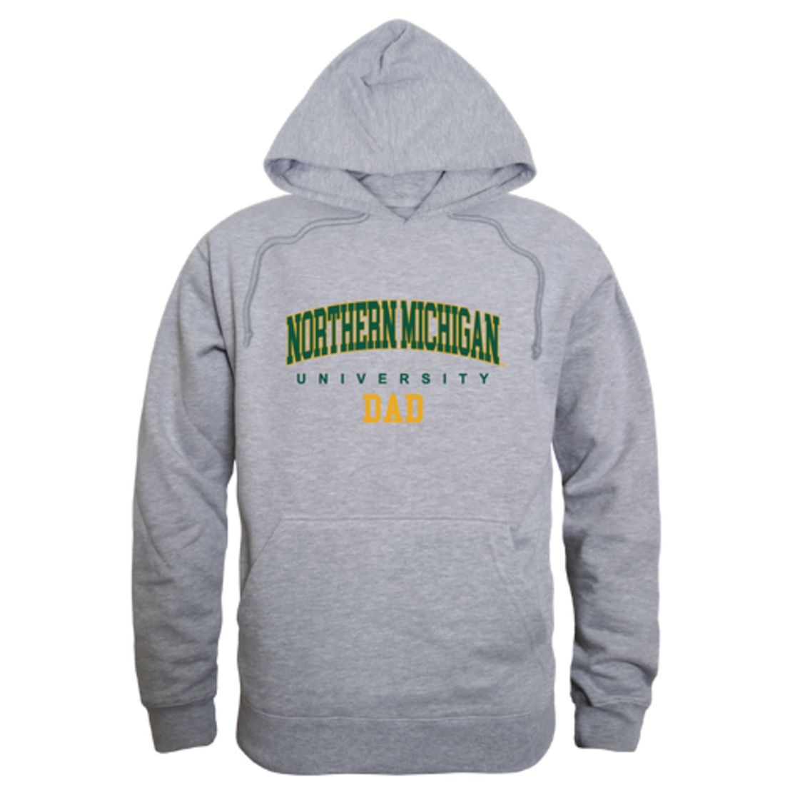 NMU Northern Michigan University Wildcats Dad Fleece Hoodie Sweatshirts Forest