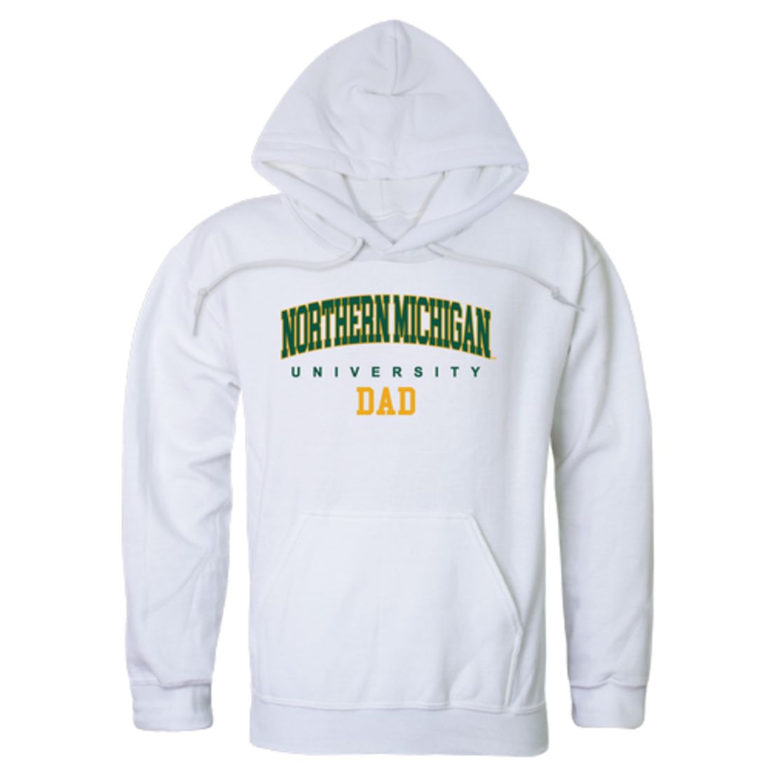 NMU Northern Michigan University Wildcats Dad Fleece Hoodie Sweatshirts Forest