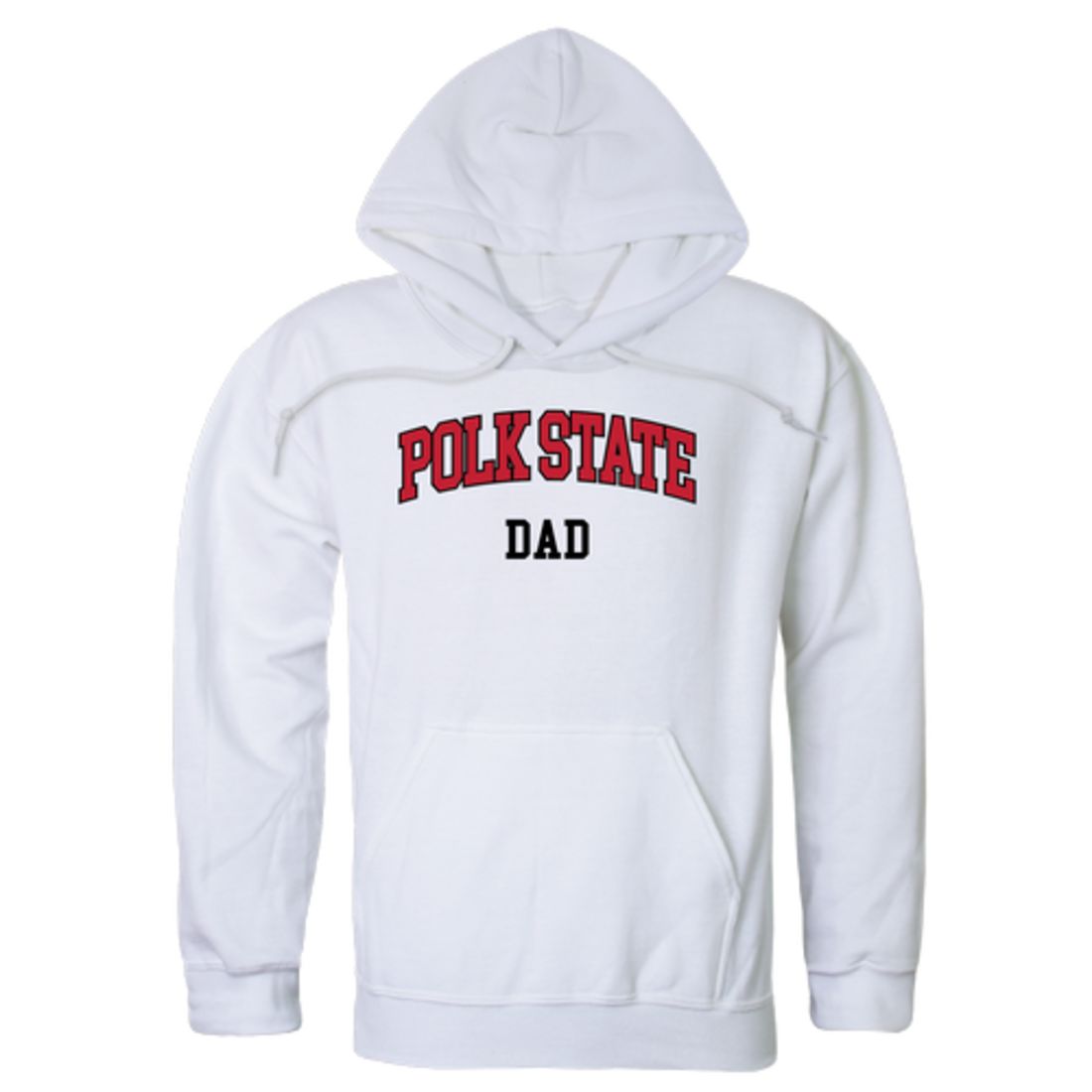 Polk State College Eagles Dad Fleece Hoodie Sweatshirts Heather Grey