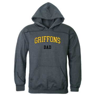 MWSU Missouri Western State University Griffons Dad Fleece Hoodie Sweatshirts Heather Charcoal