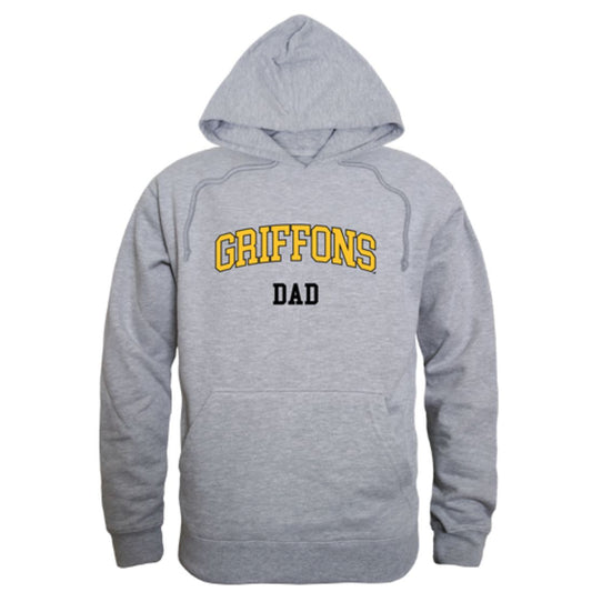 MWSU Missouri Western State University Griffons Dad Fleece Hoodie Sweatshirts Heather Charcoal