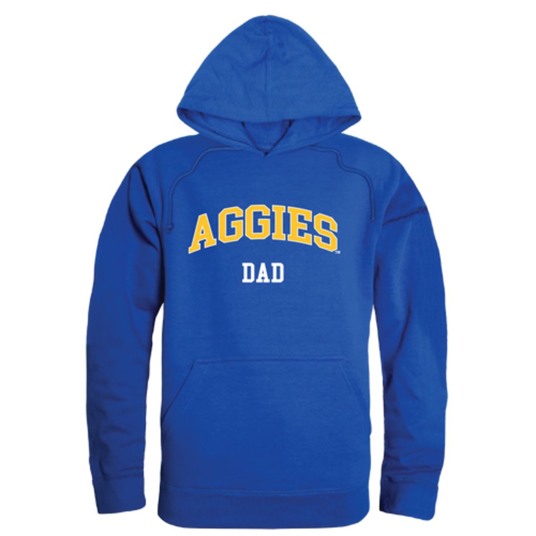 North Carolina A&T State University Aggies Dad Fleece Hoodie Sweatshirts