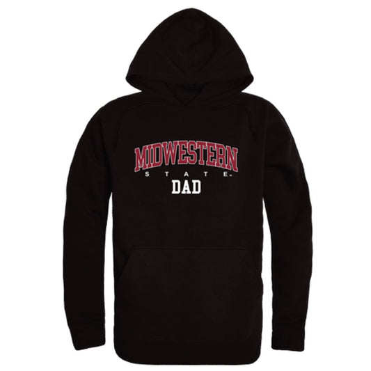 Midwestern State University Mustangs Dad Fleece Hoodie Sweatshirts