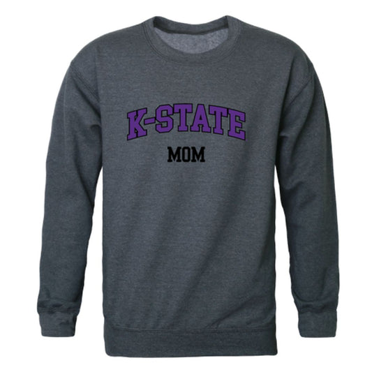 KSU Kansas State University Wildcats Mom Fleece Crewneck Pullover Sweatshirt