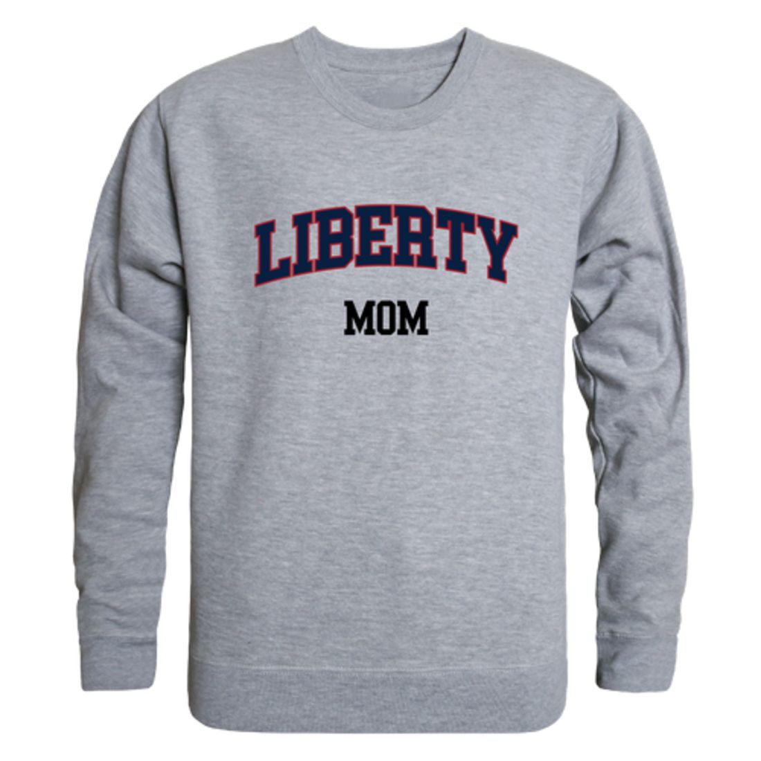 Liberty University Flames Mom Fleece Crewneck Pullover Sweatshirt