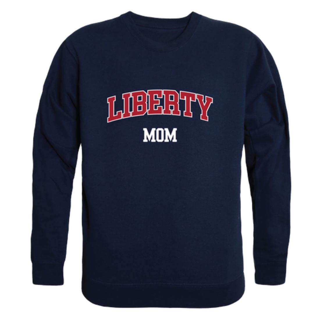 Liberty University Flames Mom Fleece Crewneck Pullover Sweatshirt