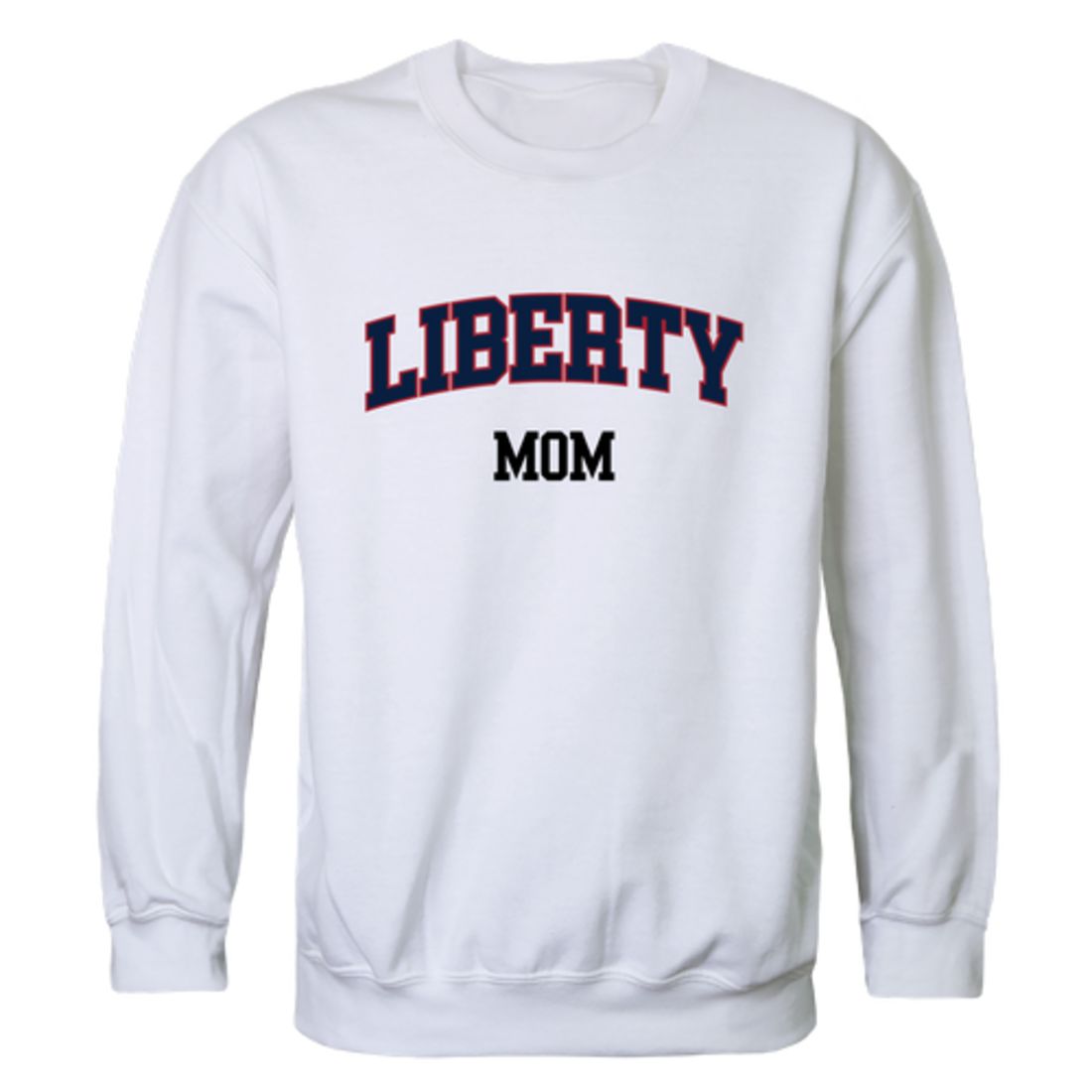 Liberty University Flames Mom Fleece Crewneck Pullover Sweatshirt