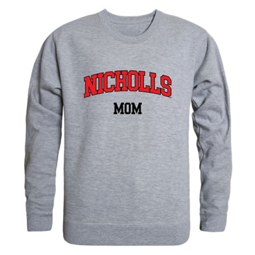 Nicholls State University Colonels Mom Fleece Crewneck Pullover Sweatshirt