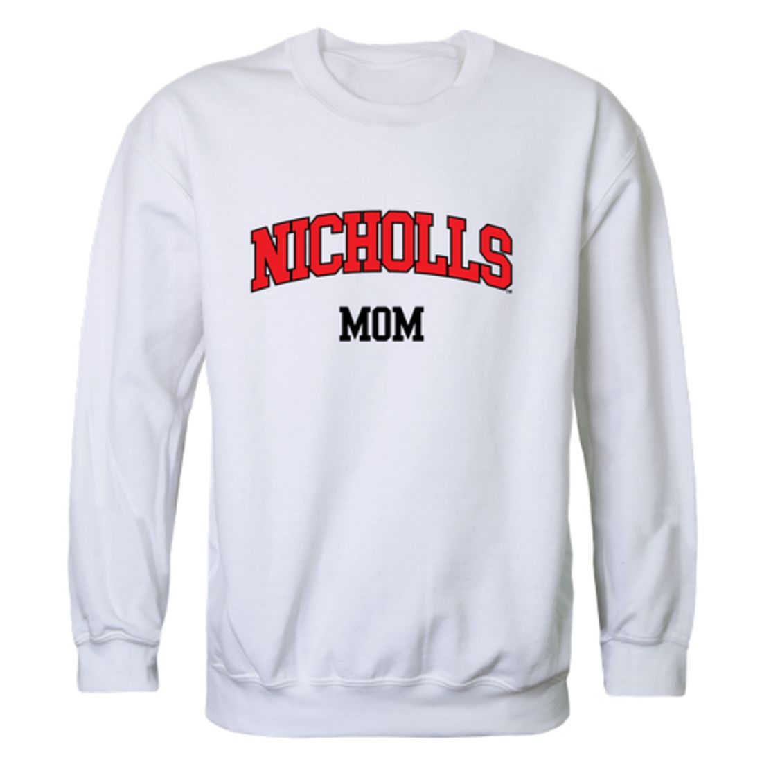 Nicholls State University Colonels Mom Fleece Crewneck Pullover Sweatshirt