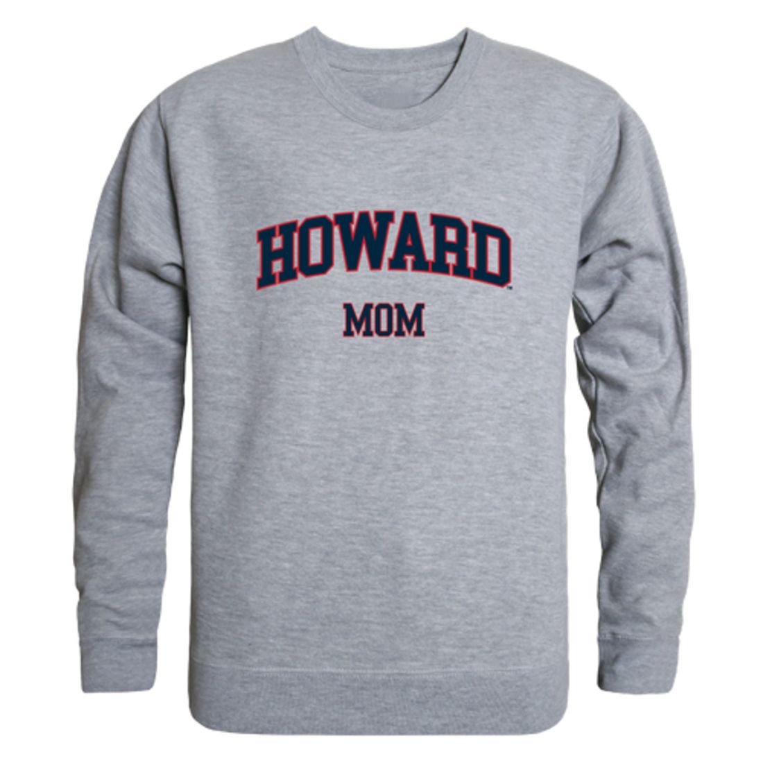 Howard University Bison Mom Fleece Crewneck Pullover Sweatshirt