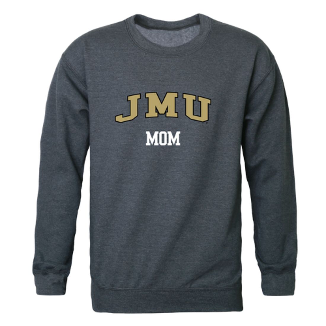 JMU James Madison University Dukes Mom Fleece Crewneck Pullover Sweatshirt