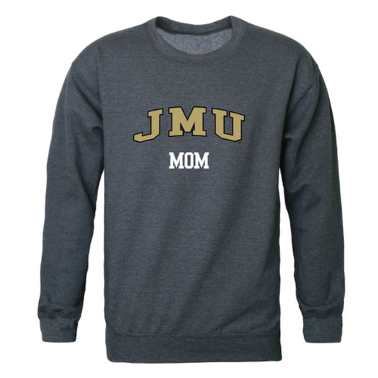 JMU James Madison University Dukes Mom Fleece Crewneck Pullover Sweatshirt