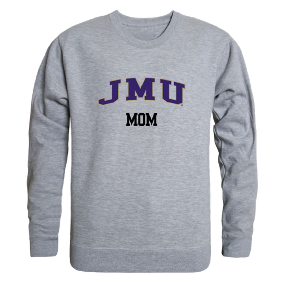 JMU James Madison University Dukes Mom Fleece Crewneck Pullover Sweatshirt