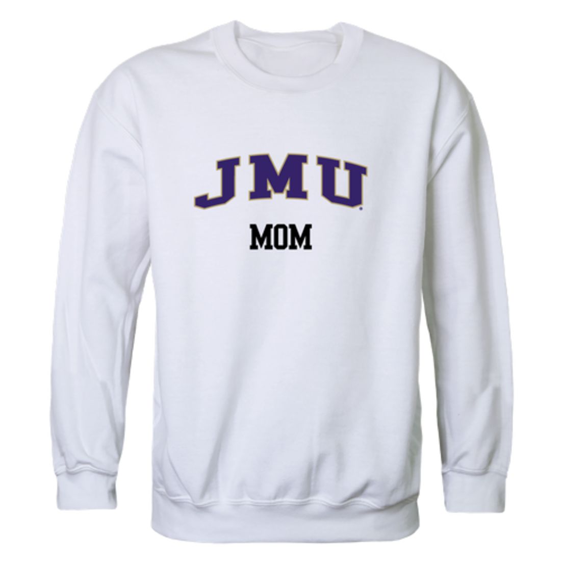 JMU James Madison University Dukes Mom Fleece Crewneck Pullover Sweatshirt