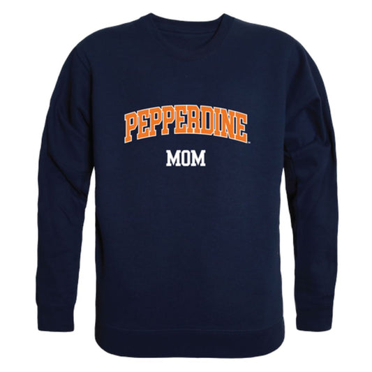 Pepperdine University Waves Mom Fleece Crewneck Pullover Sweatshirt