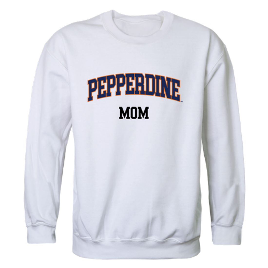 Pepperdine University Waves Mom Fleece Crewneck Pullover Sweatshirt
