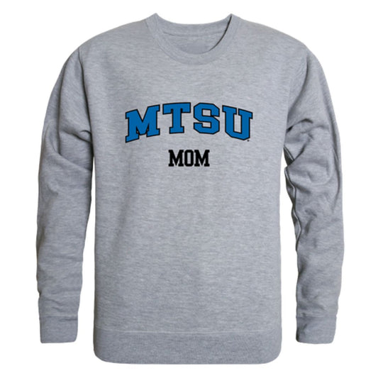 MTSU Middle Tennessee State University Blue Raiders Mom Fleece Crewneck Pullover Sweatshirt