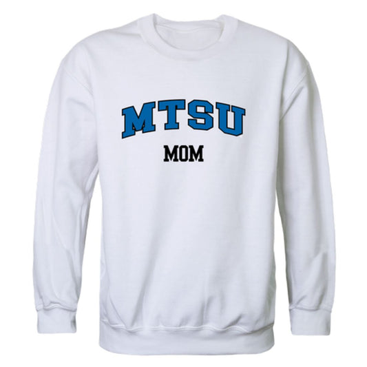 MTSU Middle Tennessee State University Blue Raiders Mom Fleece Crewneck Pullover Sweatshirt