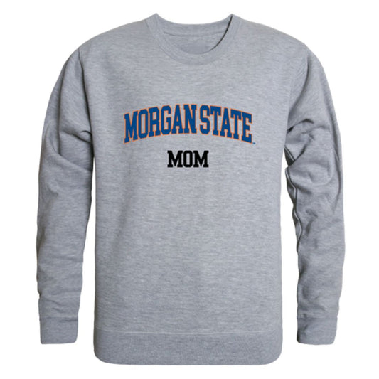 Morgan State University Bears Mom Fleece Crewneck Pullover Sweatshirt