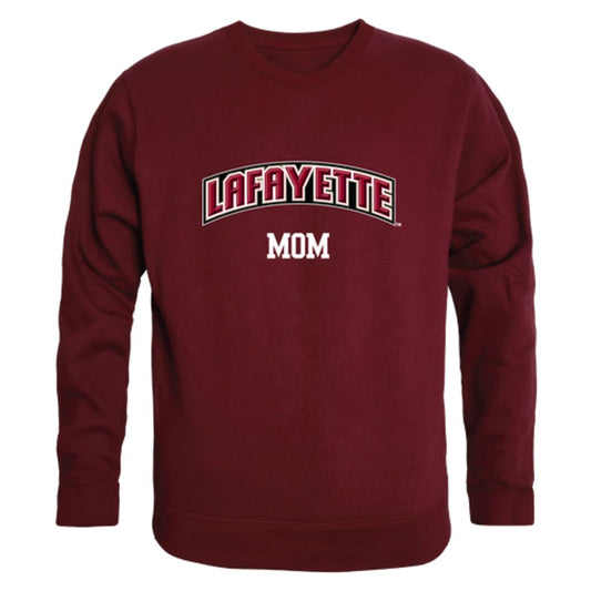 Lafayette College Leopards Mom Fleece Crewneck Pullover Sweatshirt