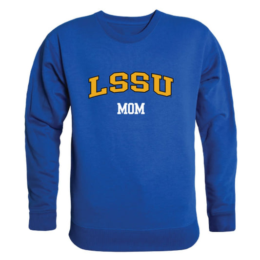 LSSU Lake Superior State University Lakers Mom Fleece Crewneck Pullover Sweatshirt