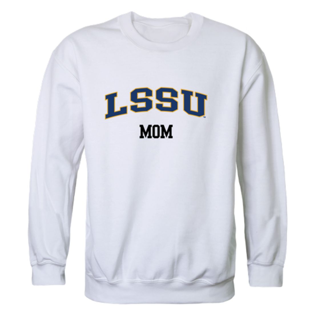 LSSU Lake Superior State University Lakers Mom Fleece Crewneck Pullover Sweatshirt