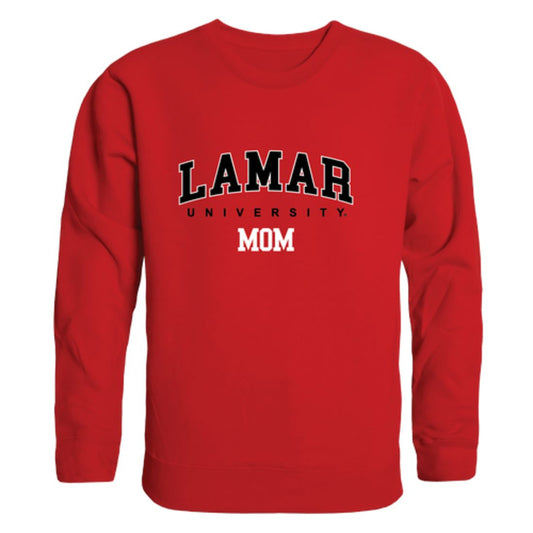 Lamar University Cardinals Mom Fleece Crewneck Pullover Sweatshirt