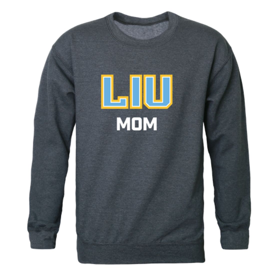 LIU Long Island University Post Pioneers Mom Fleece Crewneck Pullover Sweatshirt